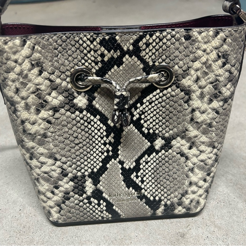 Kate Spade Eva Exotic Python Snakeskin Print Buck… - image 2